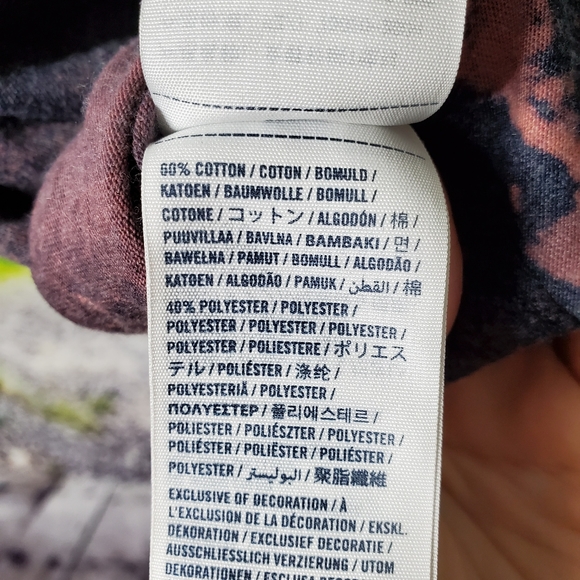 Tie Dye Spaghetti Strap | Green Blue Moose Nature | Youth Small - Picture 8 of 14